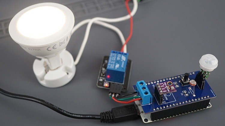 ESP32 IoT Shield PCB with Dashboard for Outputs and Sensors - source illustration from page 1291