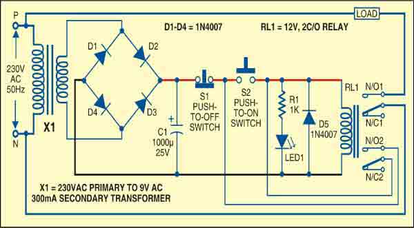 Pushbutton Control for Single-Phase Appliances - source illustration from page 482
