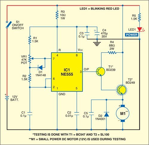 DC Motor Speed Controller - source illustration from page 194