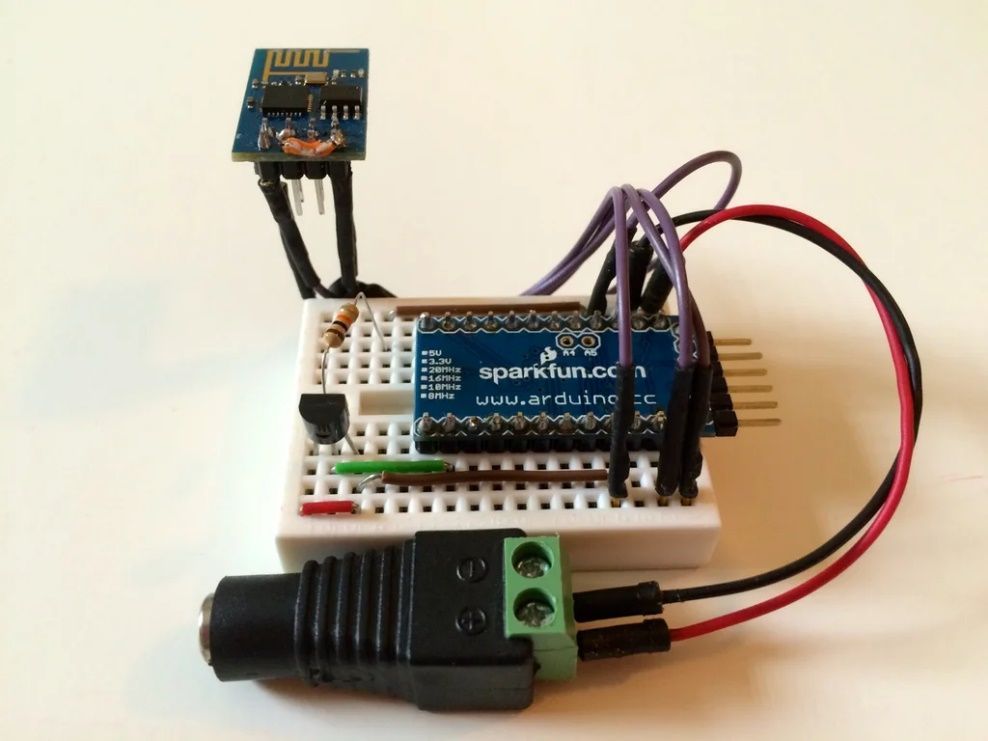 ESP8266 WiFi Temperature Logger - source illustration from page 933