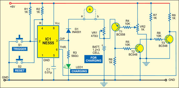 Battery Charger with Automatic Switch-off - source illustration from page 76 Battery Charger with Automatic Switch-off - source illustration from page 76