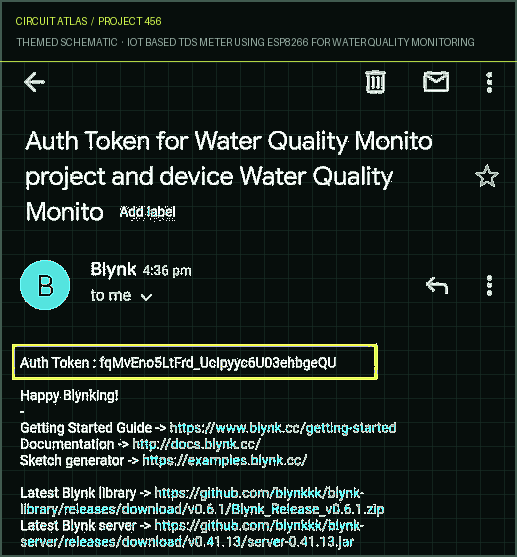 Circuit Atlas themed schematic for IoT Based TDS Meter using ESP8266 for Water Quality Monitoring