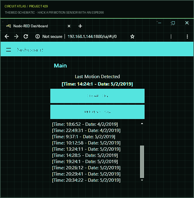 Circuit Atlas themed schematic for Hack a PIR Motion Sensor with an ESP8266 Circuit Atlas themed schematic for Hack a PIR Motion Sensor with an ESP8266