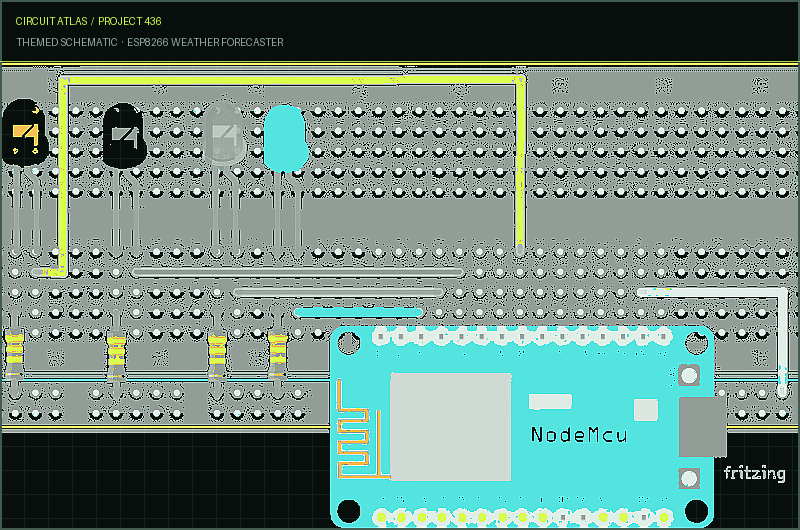 Circuit Atlas themed schematic for ESP8266 Weather Forecaster Circuit Atlas themed schematic for ESP8266 Weather Forecaster
